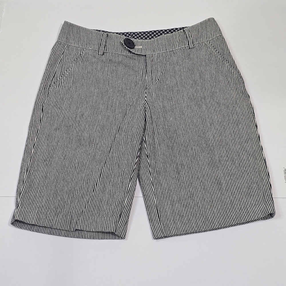 Ivy Jane Striped Black and White Shorts Size 4 100%cotton - Picture 1 of 10